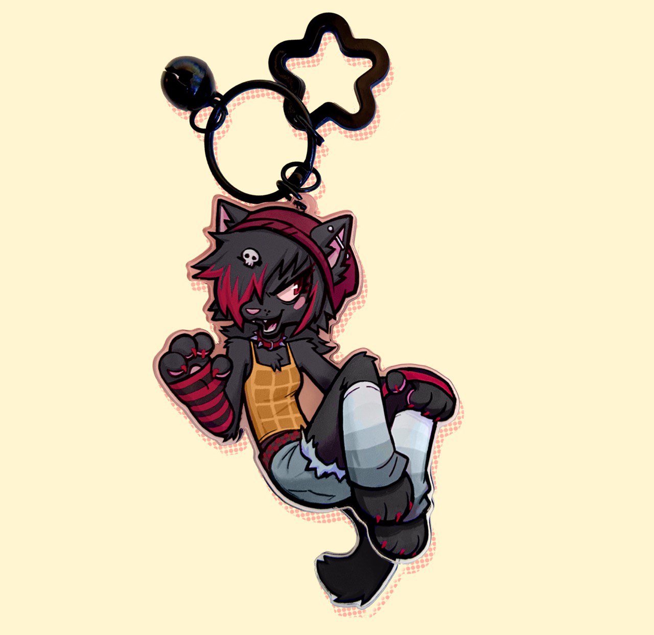 Tac Nayn Wagging Tail Keychain