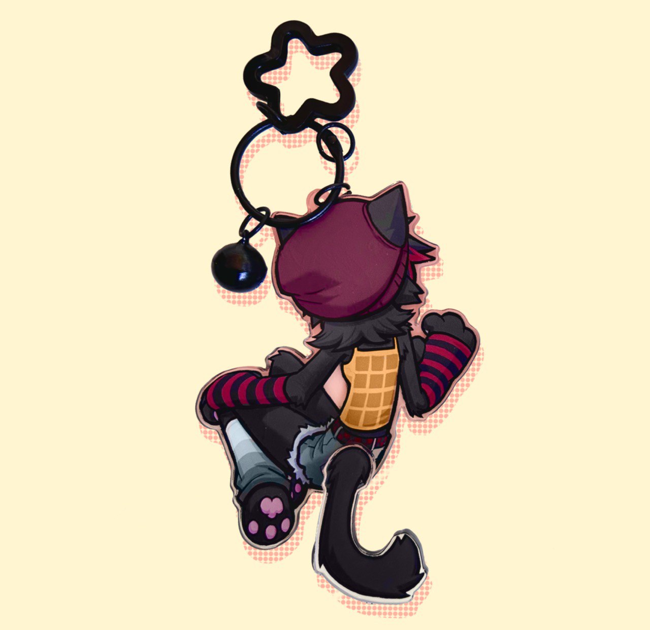 Tac Nayn Wagging Tail Keychain