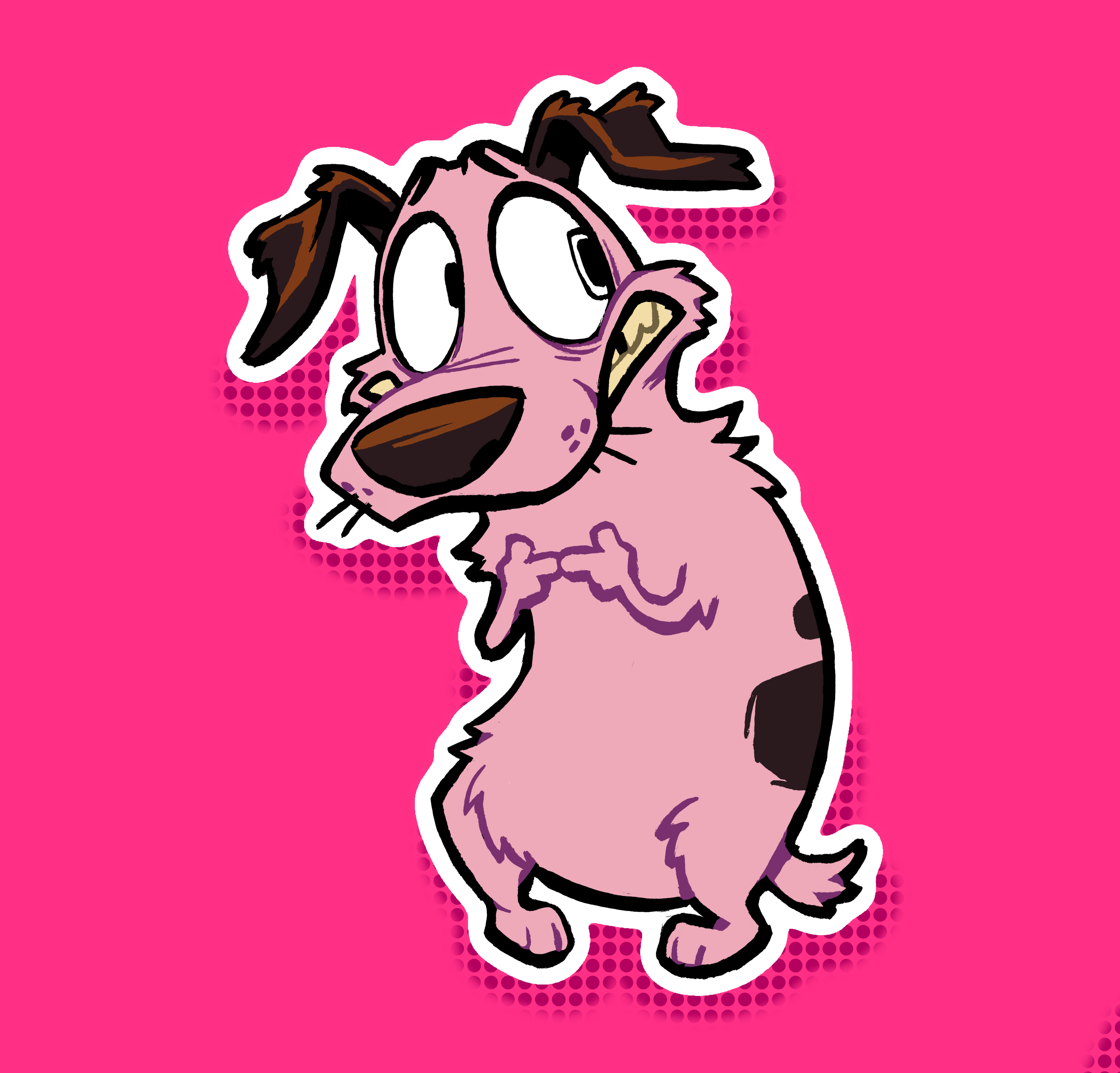 Courage Sticker